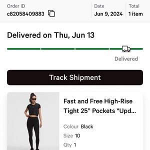 Sleek Black High-Rise Leggings with Pockets